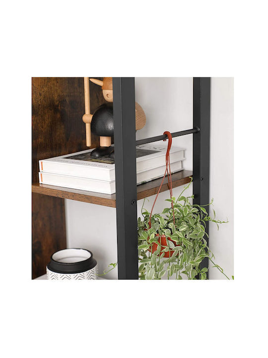Bookcase Dark Brown 74x30x154.5cm