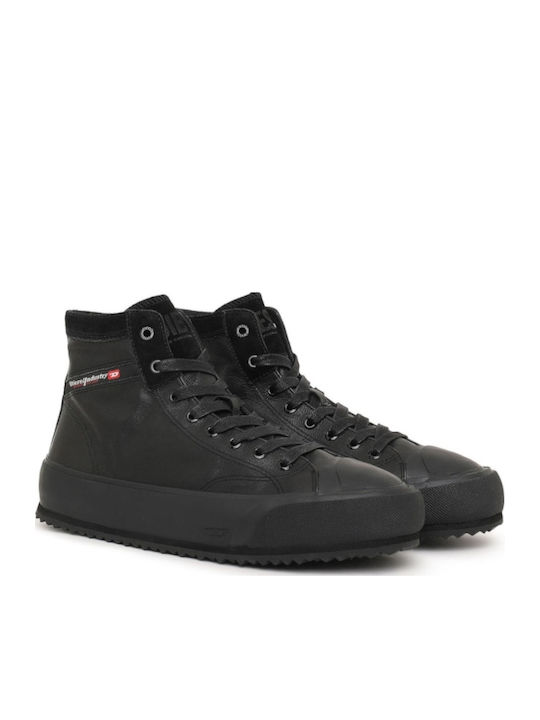 Principia Mid Pentru Bărbați Flatforms Tip Botine Negri