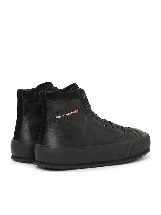 Principia Mid Pentru Bărbați Flatforms Tip Botine Negri