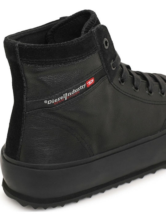 Principia Mid Pentru Bărbați Flatforms Tip Botine Negri
