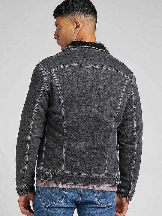 Lee Men's Winter Denim Jacket Gray