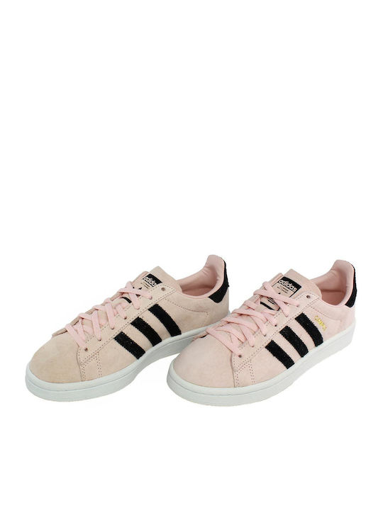 Adidas Campus Γυναικεία Sneakers Ice Pink / Core Black / Crystal White