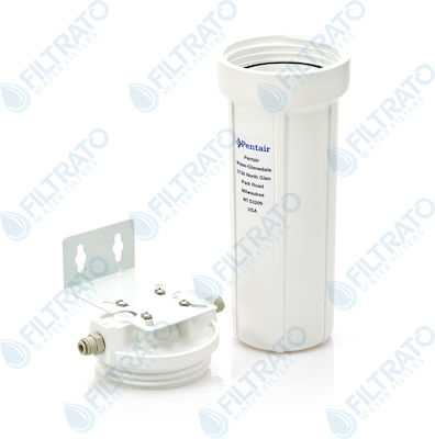 Pentair CFB-PB-10 Water Filtration System Single Under Sink Micron 1/4'' with Replacement Filter 57-0036/CFB