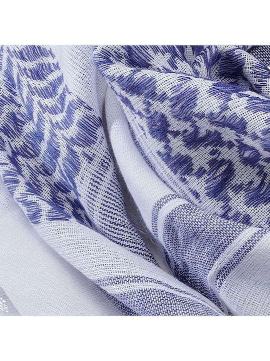 Shemag Ανδρικό Φουλάρι White / Blue