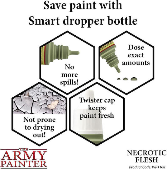The Army Painter Warpaints Боя за Моделизъм Necrotic Flesh 18мл TAPWP1108 WP1108