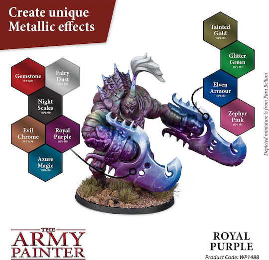 The Army Painter Metallics Χρώμα Μοντελισμού Royal Purple 18ml