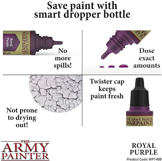 The Army Painter Metallics Χρώμα Μοντελισμού Royal Purple 18ml