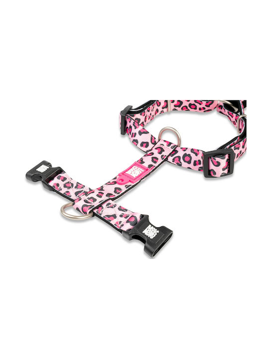 Max & Molly Ham pentru câini Leopard Roz Mare 25mm x 70-98cm MM0029