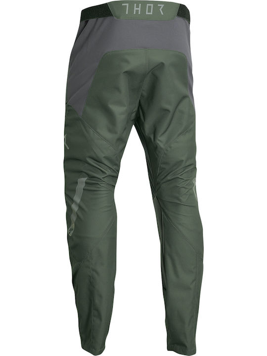 Thor Mx Terrain In The Boot Summer Motocross Pants Army Charcoal