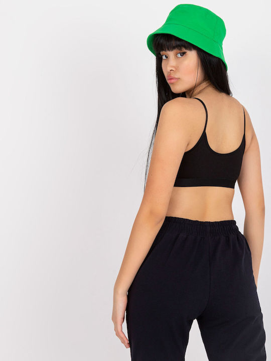 BR-TP- Women's Bra without Padding Black