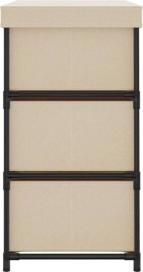 Συρταριέρα Γραφείου Μεταλλική Κρεμ 55x29x55cm