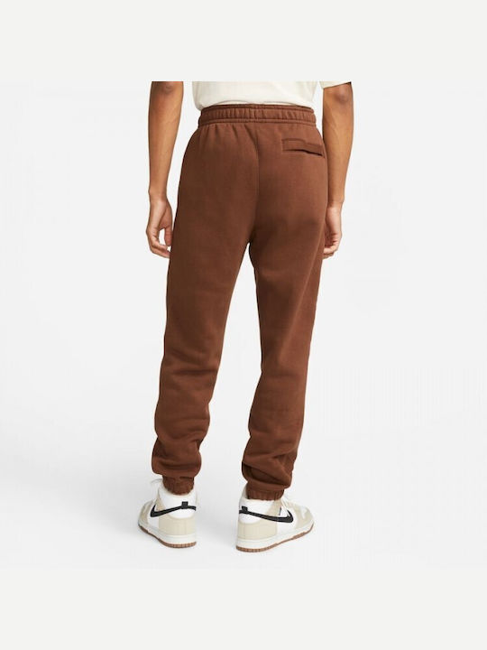 Sportswear Sweatpants with Elastic Brown