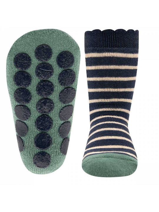 Ewers Boys 2 Pack Knee-High Non-Slip Socks Green