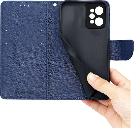 Sonique Trend Brieftasche Synthetisches Leder Red / Dark Blue (Realme C31)