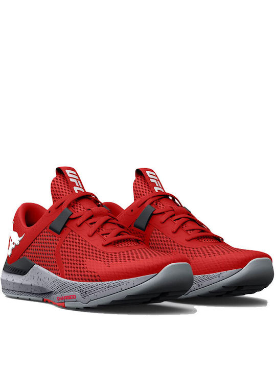 Under Armour Project Rock BSR 2 Training & Gym Sport Shoes Red