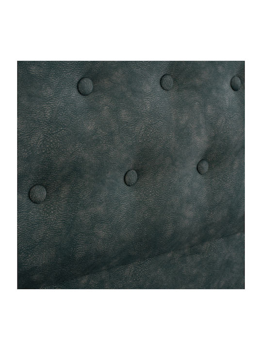 Malena Pat Single Tapitat Cu Material Verde Potrivit Pentru Saltea 90x200cm