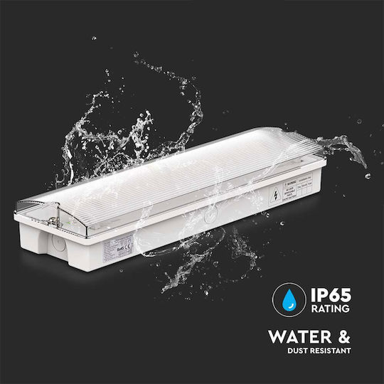 V-TAC LED Εφεδρικό Φωτιστικό Ασφαλείας με Τροφοδοσία Μπαταρίας και Τηλεχειριστήριο