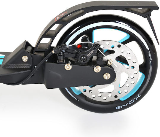 Byox Kids Scooter Foldable Plexus 2-Wheel for 8+ Years Black