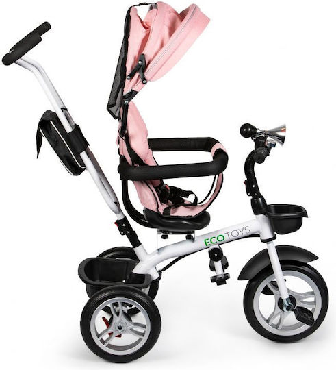 Ecotoys JM-322 Μετατρεπόμενο με Χειρολαβή Γονέα για 1-5 Ετών Ροζ