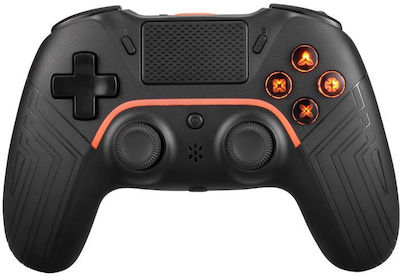 Deltaco Ασύρματο Gamepad για PS4 Μαύρο