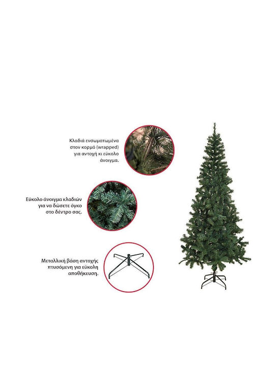 Christmas Tree Valey Slim 180cm with 505 Branches