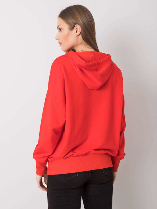 Factory Price Women's Hooded Sweatshirt Red