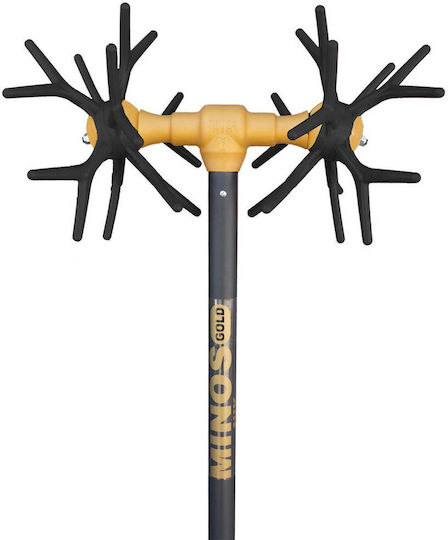 Minos Nik Gold Olivenernter Batterie 400W Typ Seeigel mit fester Stange 2m und Gewicht 2.9kg