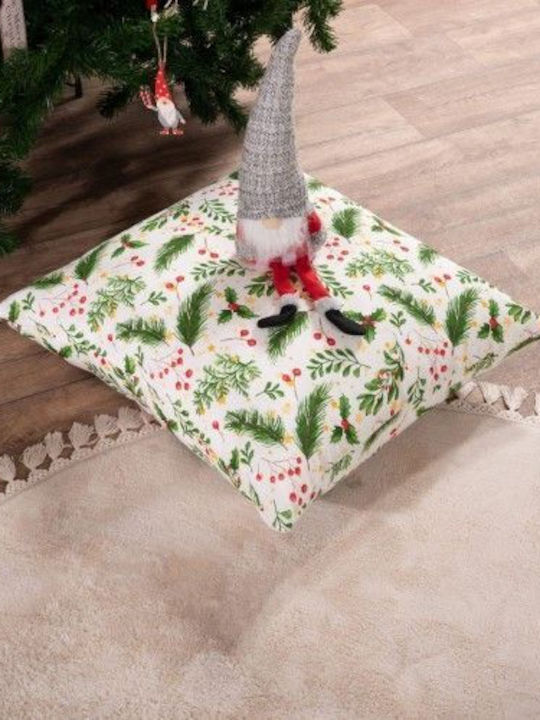 Teoran Weihnachtsdekorativer Kissenbezug Quadratisch Mainz Mehrfarbig 45x45cm