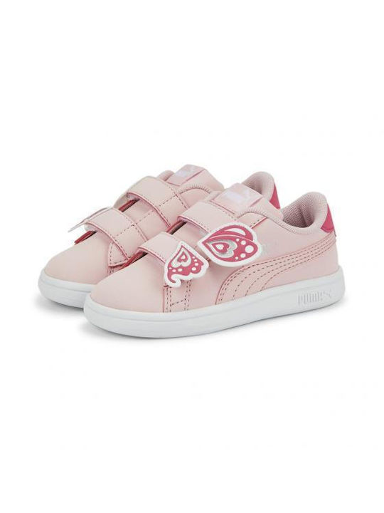 Puma Kids Sneakers with Scratch Pink