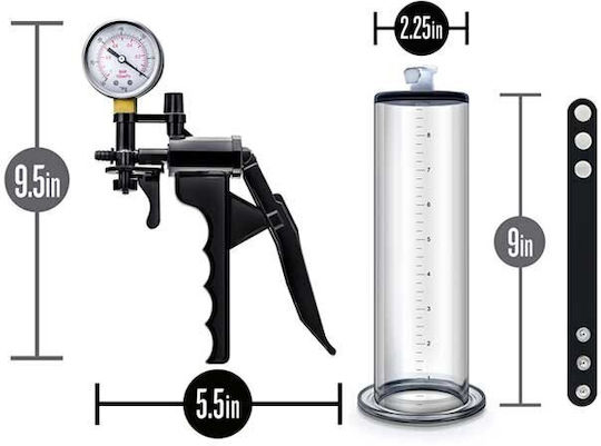 Blush Performance VX8 Premium Penis Pump System Mit Silikon Cock Strap