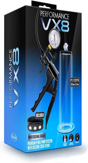 Blush Performance VX8 Premium Penis Pump System Mit Silikon Cock Strap