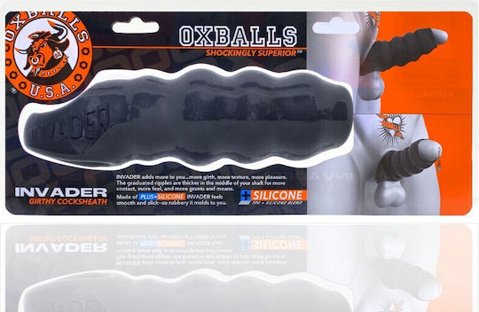 Oxballs Invader Girthy Cocksheat Удължение На Пениса Ледено Синьо 16.5см
