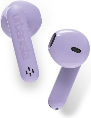 Urbanista Austin Earbud Bluetooth Handsfree Ακουστικά με Αντοχή στον Ιδρώτα και Θήκη Φόρτισης Lavender Purple