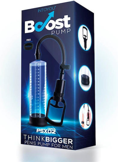 IntoYou Boost Pumps PSX02 Τρόμπα Πέους Crystal