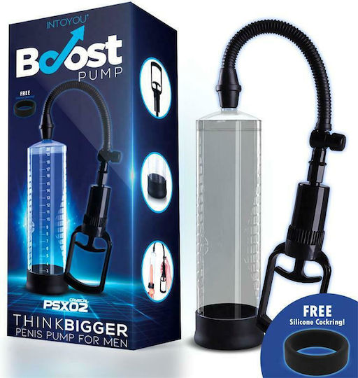 IntoYou Boost Pumps PSX02 Τρόμπα Πέους Crystal