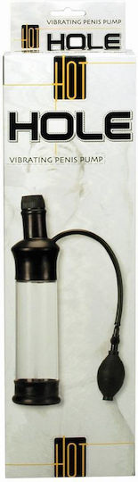 Seven Creations Hot Hole Multi Speed Vibrating Τρόμπα Πέους με Δόνηση Μαύρη