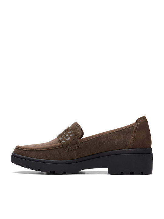 Calla Ease Дамски мокасини Dark Olive