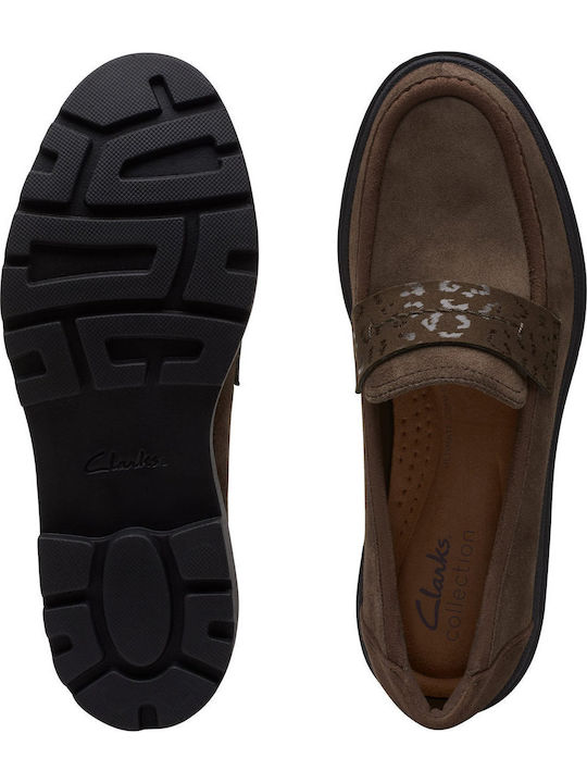 Calla Ease Дамски мокасини Dark Olive