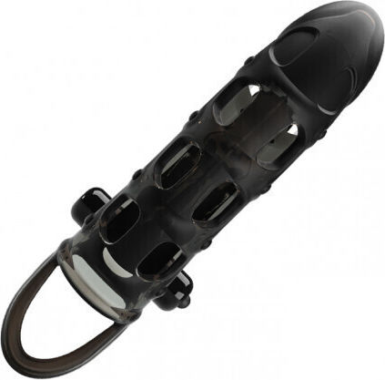 Pretty Love Cuper Προέκταση Πέους με Δόνηση Black 19cm