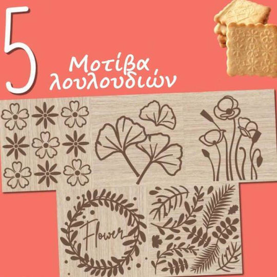 Scrap Cooking Flower Plätzchenausstecher Blumen Metall 2Stück