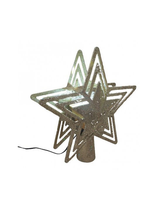 Hanging Ornament Star White Illuminated