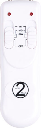 You2Toys Harness με Διπλό Dildo και Δόνηση σε Μωβ Χρώμα
