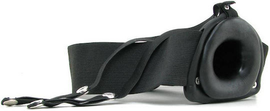 Pipedream Fetish Fantasy Series For Him or Her Hollow Strap-On Harness με Dildo 15cm σε Μαύρο Χρώμα