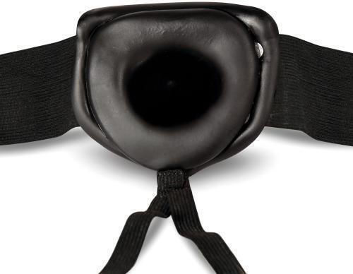 Blush Dr. Skin 6 Inch Hollow Strap On Harness με Dildo 15cm σε Μαύρο Χρώμα