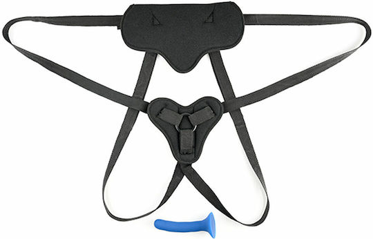 Sportsheets New Comers Strap On Set Special Edition Арсенал с Единично Дилдо в Черен цвят
