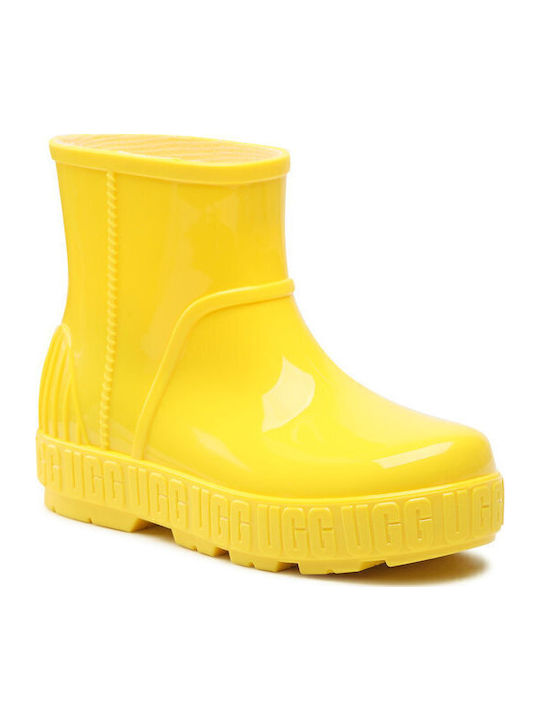 Drizlita Women's Short Wellies Yellow