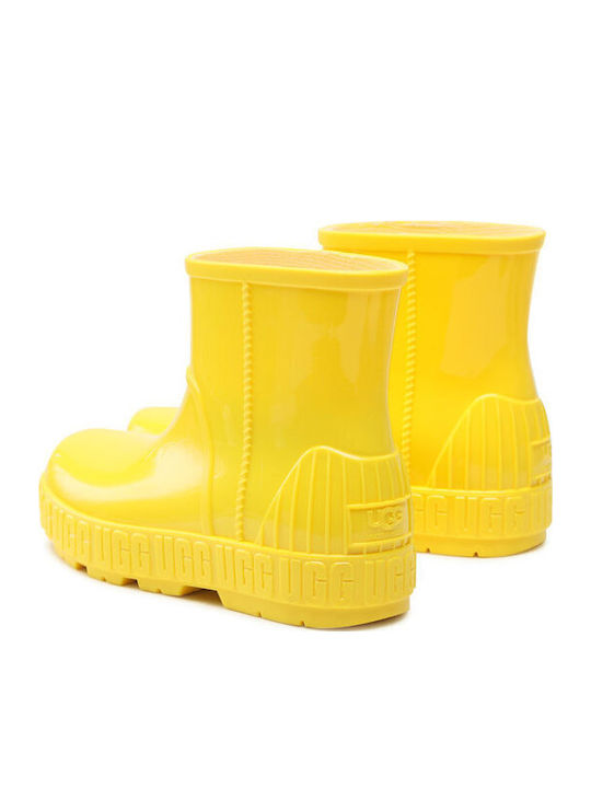 Drizlita Women's Short Wellies Yellow