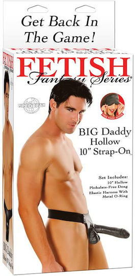 Pipedream Fetish Fantasy Series Big Daddy Harness with Dildo in Black Color