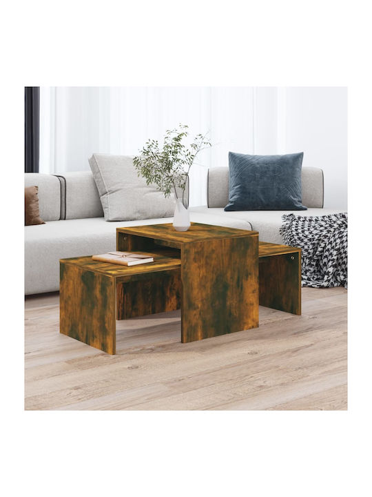 Rectangular Wooden Coffee Table Oak L100xW48xH40cm