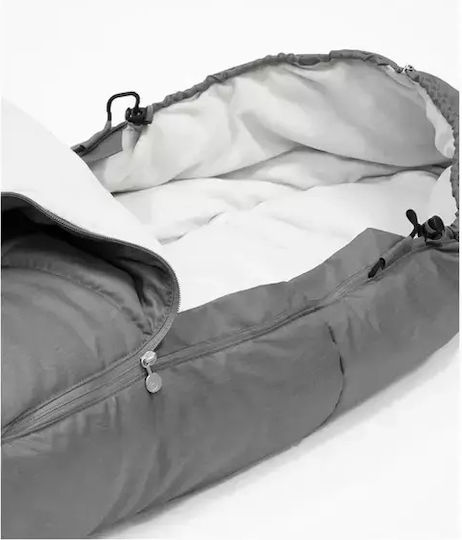 Stokke Xplory Stroller Footmuff with Fleece Lining 91x46cm Gray